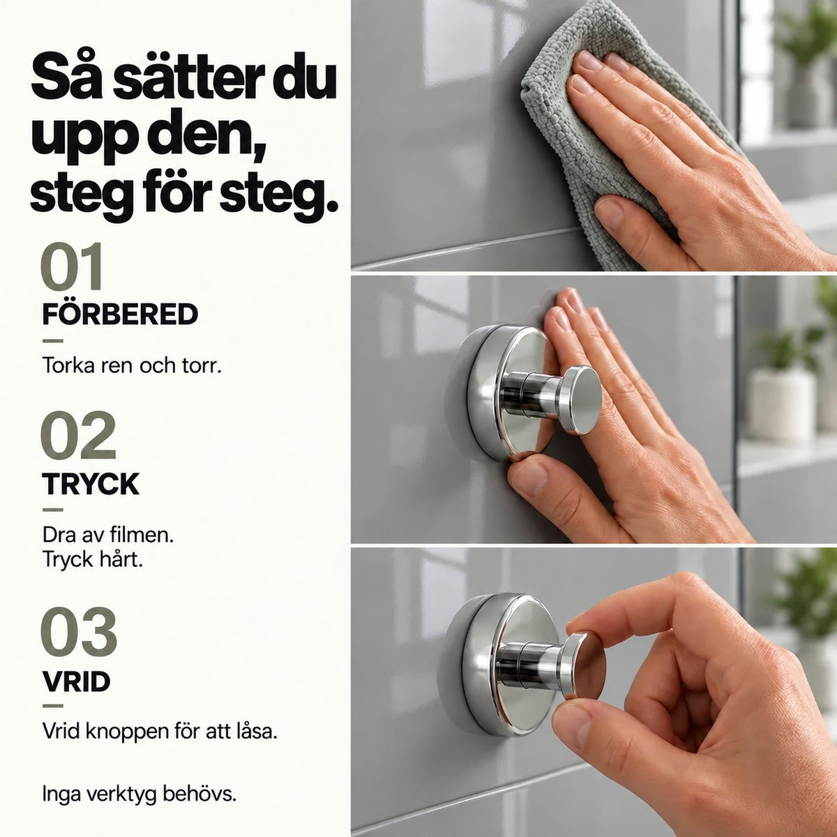Så sätter du upp den, steg för steg