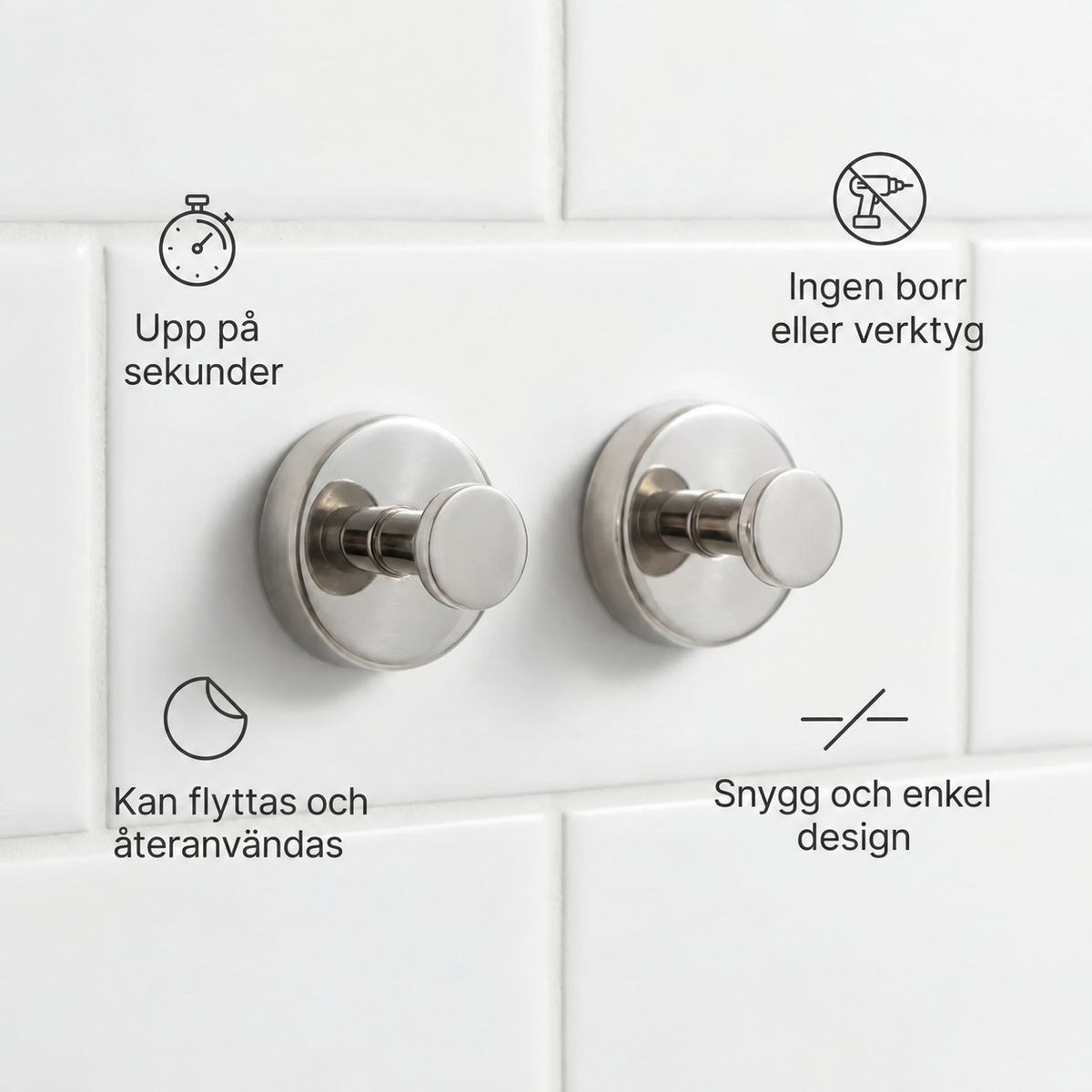 Upp på sekunder, ingen borr